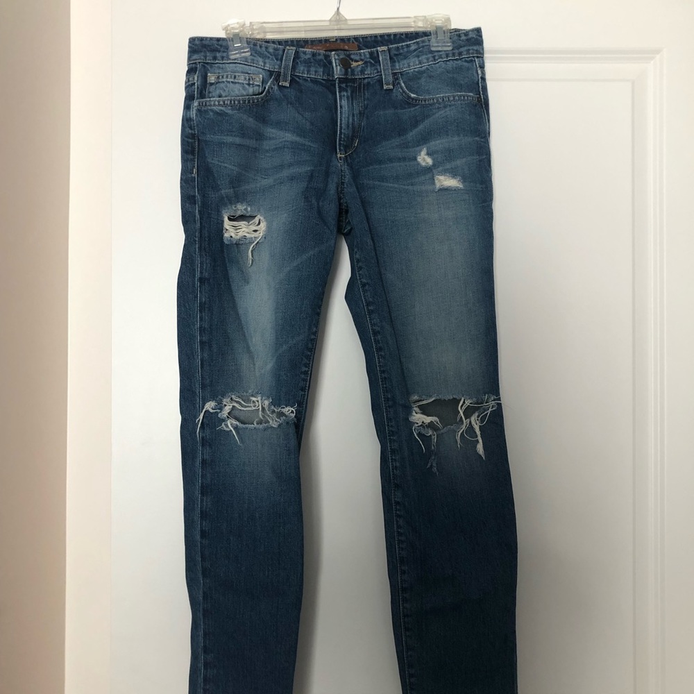 Joe’s Boyfriend Straight Ankle Jeans